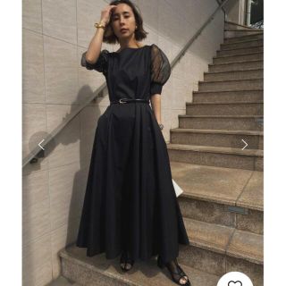 アメリヴィンテージ(Ameri VINTAGE)のmmさま専用❤️AMERI❤️SHEER PUFF SLEEVE DRESS(ロングワンピース/マキシワンピース)