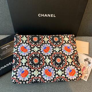 CHANEL - CHANEL 美品　クラッチバッグ　総柄　ココマーク　ポーチ　タブレットケース