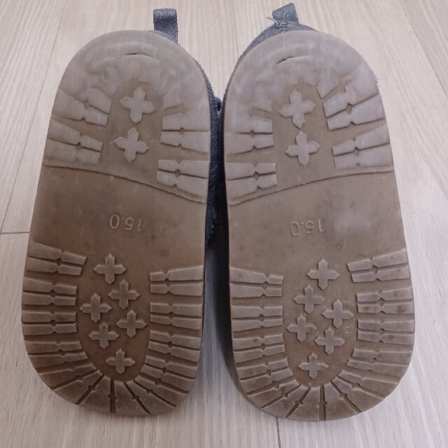 tete a tete ボアボタンブーツ 15cm キッズ/ベビー/マタニティのキッズ靴/シューズ(15cm~)(ブーツ)の商品写真