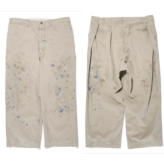 COMOLI(コモリ)のBOWWOW 40s US ARMY CHINO TROUSERS herill メンズのパンツ(ワークパンツ/カーゴパンツ)の商品写真