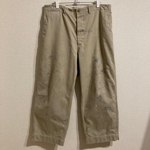 COMOLI(コモリ)のBOWWOW 40s US ARMY CHINO TROUSERS herill メンズのパンツ(ワークパンツ/カーゴパンツ)の商品写真