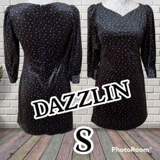 ダズリン(dazzlin)の❇️DAZZLIN❇️定価8,640円✴️小花柄ワンピース✴️⚜️S⚜️(ひざ丈ワンピース)