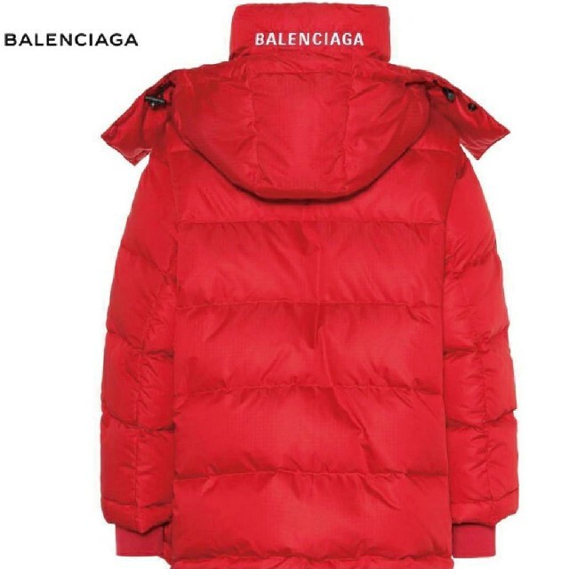 BALENCIAGA バレンシアガ Puffer jacket  レッド 36