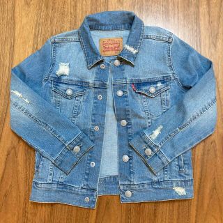 リーバイス(Levi's)のリーバイス デニムジャケット ダメージ加工 キッズ ジージャン Gジャン(ジャケット/上着)