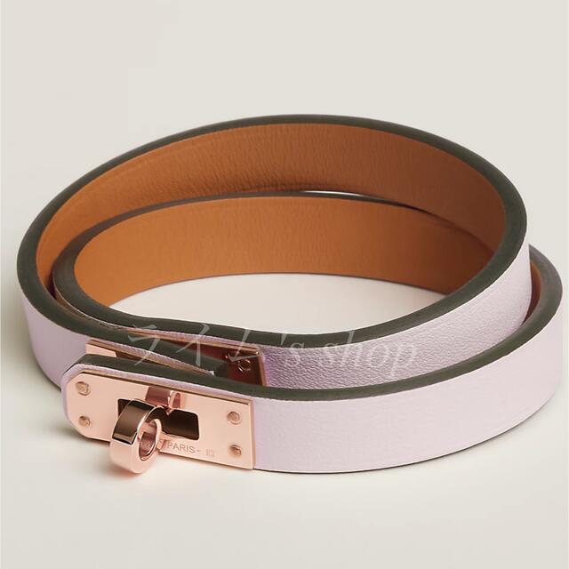 今日の超目玉】 Hermes ローズペール 新色 ブレスレット ミニケリー