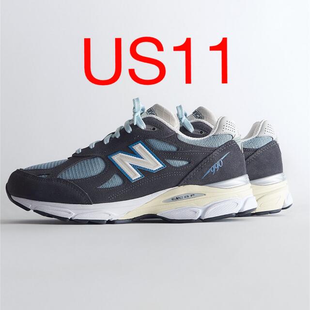 26cm Kith × New Balance 990V3 "CL"