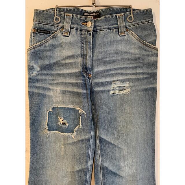 極美品 DOLCE&GABBANA ダメージジーンズ marz.jp
