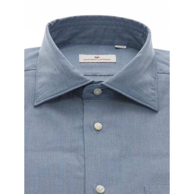 THE SUIT COMPANY(スーツカンパニー)のスーツカンパニー ワイシャツ インディゴ ワイドカラー メンズのトップス(シャツ)の商品写真
