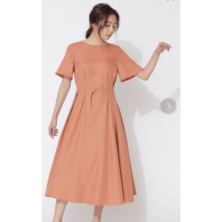 ナチュラルビューティーベーシック(NATURAL BEAUTY BASIC)の未使用　ナチュラルビューティーベーシック　フレアワンピース　S(ひざ丈ワンピース)