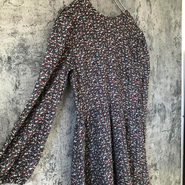 moussy(マウジー)の【フォロー割】花柄レトロワンピース　モード　アンティーク レディースのワンピース(ひざ丈ワンピース)の商品写真