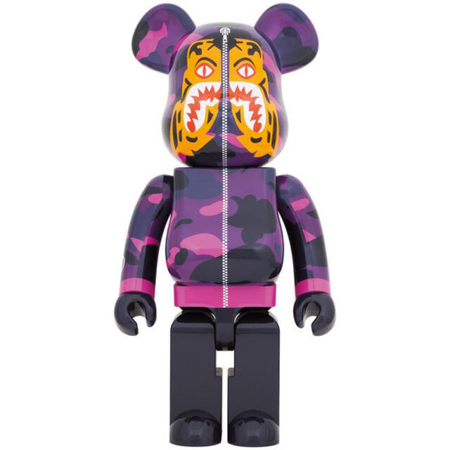 Bearbrick A BATHING APE Camo Tiger 1000%