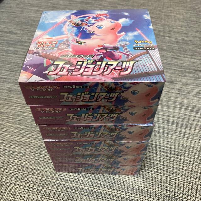 ポケモンカード フュージョンアーツ 6box 新品未開封 シュリンク付きトレーディングカード