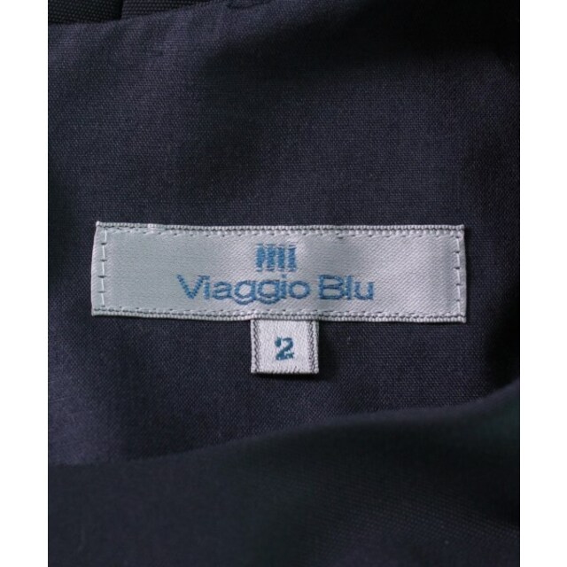 VIAGGIO BLU(ビアッジョブルー)のViaggio Blu ヴィアッジョ　ブル ワンピース 2(M位) 紺 【古着】【中古】 レディースのワンピース(ひざ丈ワンピース)の商品写真