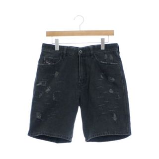 ディーゼル(DIESEL)のDIESEL ディーゼル ショートパンツ 28(S位) 黒系(デニム) 【古着】【中古】(ショートパンツ)