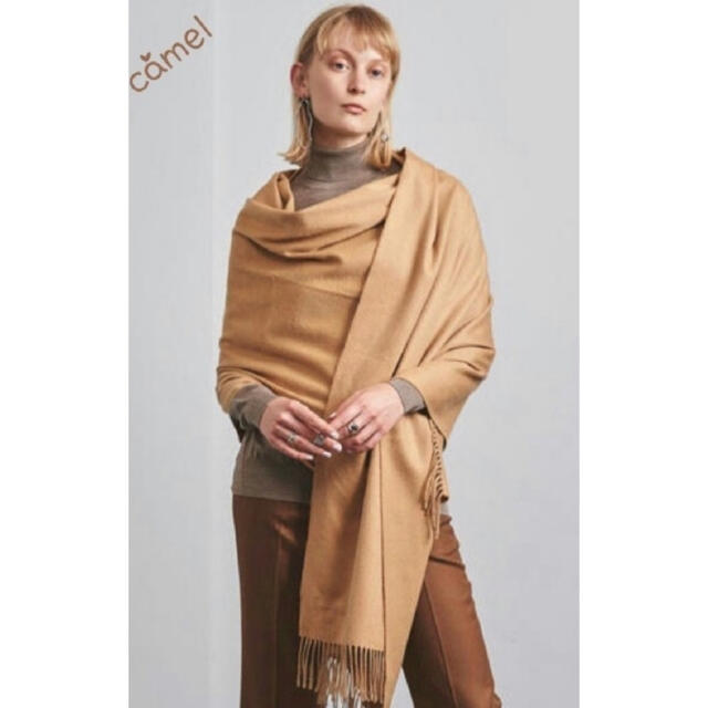Johnstons - ◇ジョンストンズ ◇カシミアストール ◇キャメルの通販