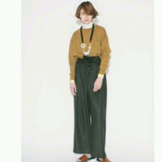 エンフォルド2016AW ハイウエストパンツ