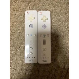 ウィー(Wii)のNintendo Wiiリモコン　2個セット(家庭用ゲーム機本体)