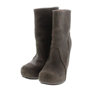 Rick Owens リックオウエンス ブーツ 35(21.5cm位) 茶 - ブーツ