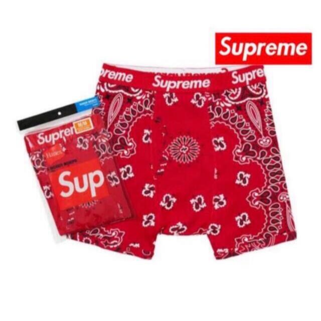 Supreme(シュプリーム)のSupreme Hanes Bandanna Boxer Brief & tee メンズのアンダーウェア(ボクサーパンツ)の商品写真