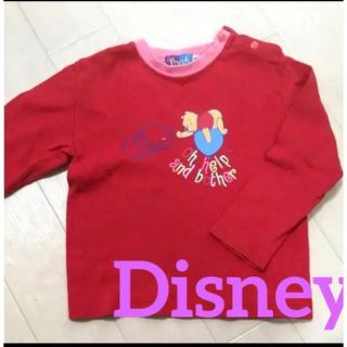 ディズニー(Disney)のディズニー Poohさん長袖Tシャツ 95♪(Tシャツ/カットソー)