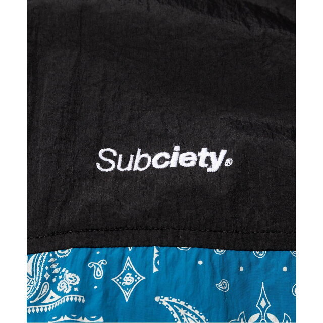 【BLACK/BLUE】Subciety/(U)PAISLEY TRACK JKT