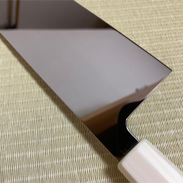 尺 和牛刀 V金10号 本焼 超鏡面 総人工象牙 八角 包丁 和包丁 刃物