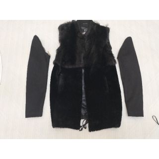 Max Mara - マックスマーラ袖取り外し可能2wayジレコートの通販 by