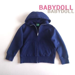 ベビードール(BABYDOLL)のキッズ スウェット パーカー ジップアップ フード 男女兼用(ジャケット/上着)