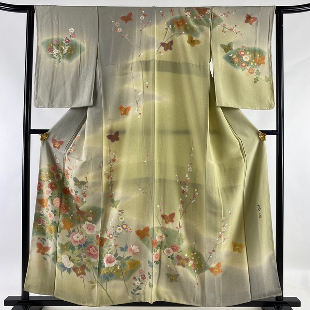 モール通販安い 訪問着 逸品 身丈157cm 裄丈63cm 正絹 【中古】の ...