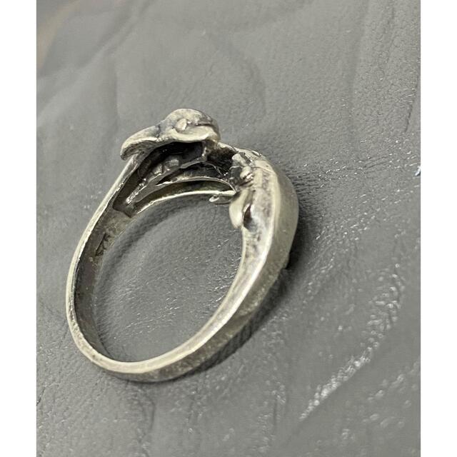 シルバー925ドルフィン　イルカ海豚　SILVERリング　指輪　3hヴァイ1 メンズのアクセサリー(リング(指輪))の商品写真