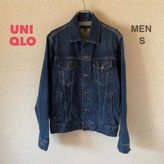 ユニクロ(UNIQLO)の【美品】UNIQLO メンズ　ユニセックス　デニムジャケット Gジャン　Sサイズ(Gジャン/デニムジャケット)