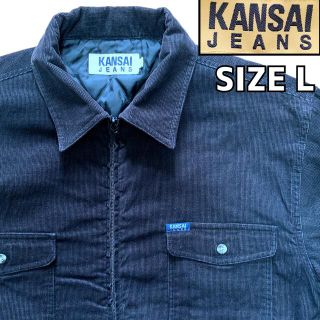 カンサイヤマモト(Kansai Yamamoto)のKANSAI JEANS カンサイ カバーオール コーデュロイ ダウン ブラック(カバーオール)