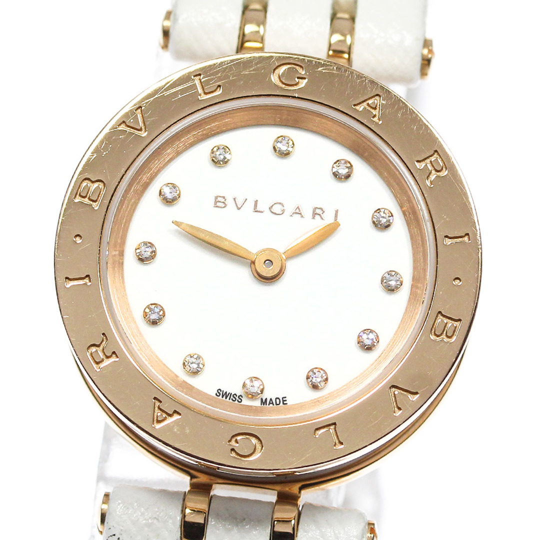 新発売の BVLGARI - 【BVLGARI】ブルガリ B-zero1 12Pダイヤ BZP23SGC クォーツ レディース_709612 腕時計
