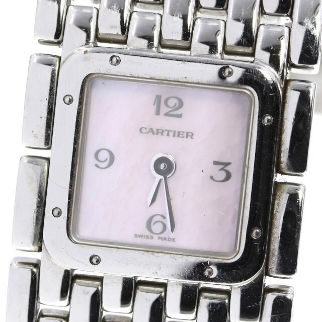 【オープニングセール】 - Cartier ☆ジャンク【CARTIER】カルティエ レディース_702838 クォーツ W61003T9 リュバン パンテール 腕時計