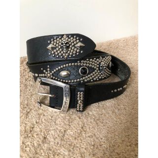 ビルウォールレザー(BILL WALL LEATHER)のビルウォールレザーBWLレザーシルバーskullベルト(ベルト)