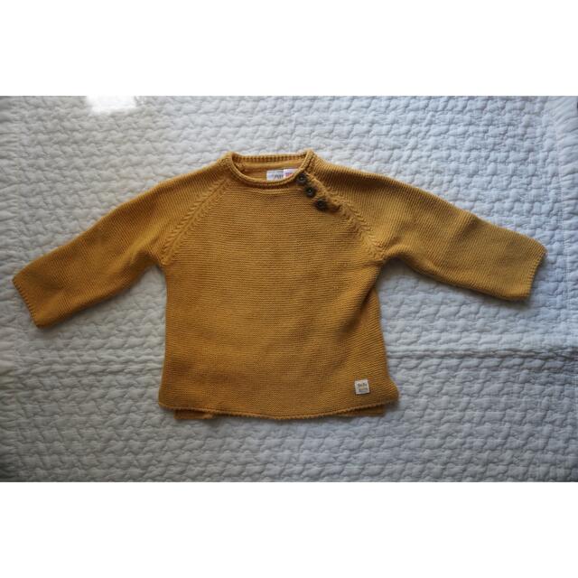 ZARA KIDS(ザラキッズ)のZARA コットンニット 74cm(6-9m) キッズ/ベビー/マタニティのベビー服(~85cm)(ニット/セーター)の商品写真