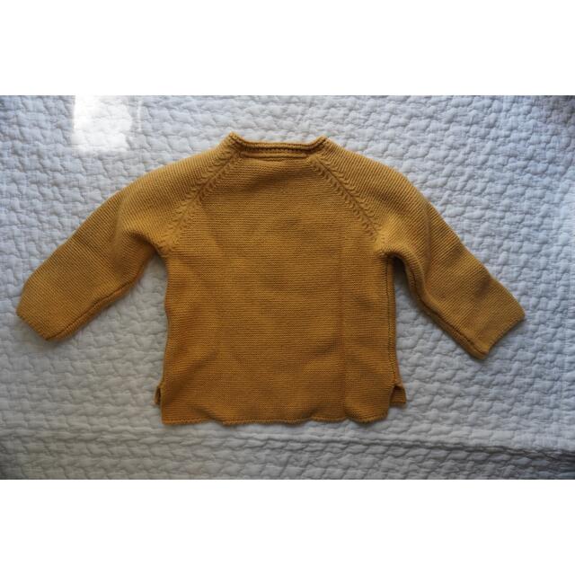 ZARA KIDS(ザラキッズ)のZARA コットンニット 74cm(6-9m) キッズ/ベビー/マタニティのベビー服(~85cm)(ニット/セーター)の商品写真