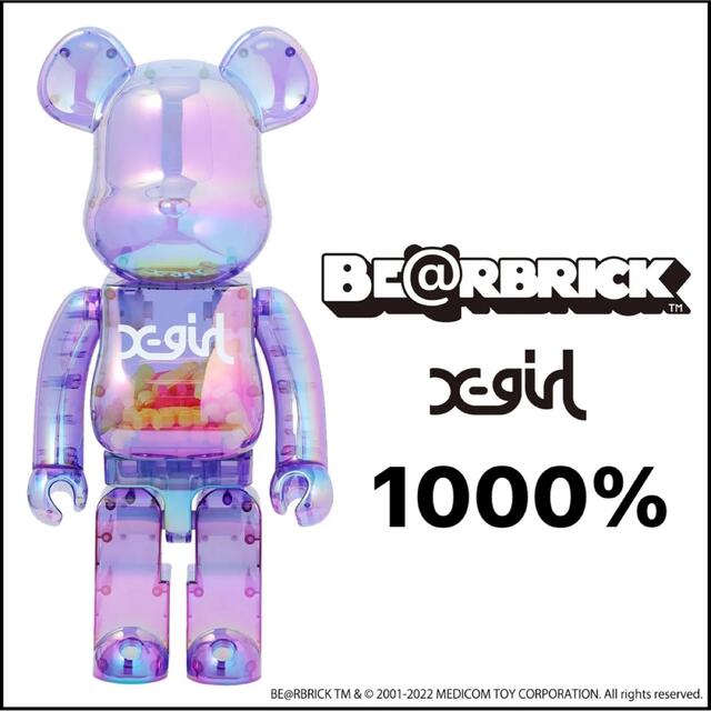 BERBRICKBE@RBRICK X-girl CLEAR PURPLE 1000%