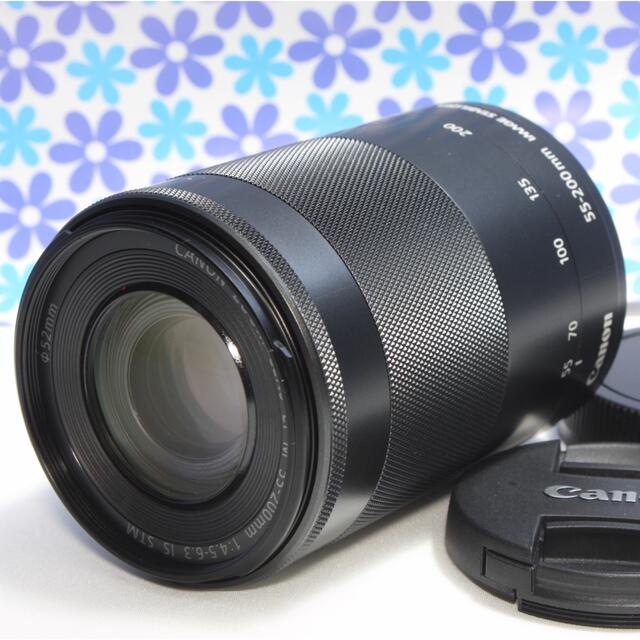 ミラーレス望遠★キャノン EF-M 55-200mm IS STM★手振れ補正★