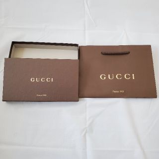 グッチ(Gucci)の【★超美品★】グッチ空箱&紙袋セット(ショップ袋)