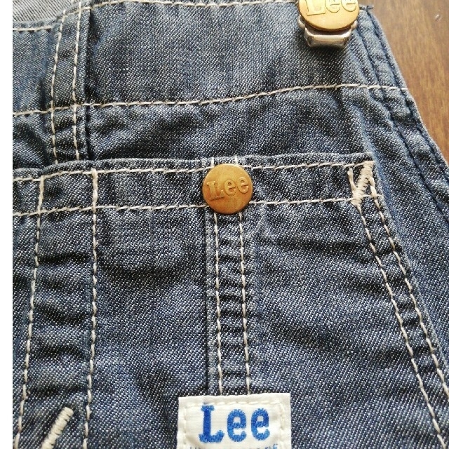 Lee(リー)のlee　デニムサロペットスカート　120 キッズ/ベビー/マタニティのキッズ服女の子用(90cm~)(ワンピース)の商品写真