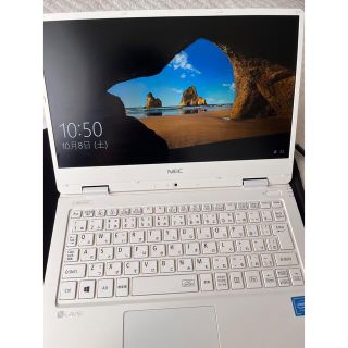 エヌイーシー(NEC)のNEC LaVie Note Mobile PC-NM150KAWホワイト(ノートPC)