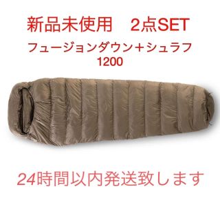 ワークマン(WORKMAN)のフュージョンダウン＋シュラフ1200(寝袋/寝具)