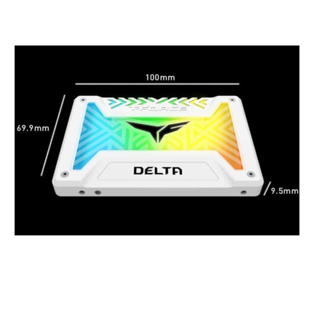 TEAM SSD DELTA LITE 512GB  White スマホ/家電/カメラのPC/タブレット(PCパーツ)の商品写真