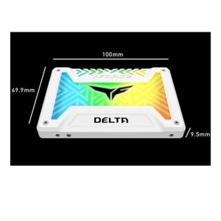 TEAM SSD DELTA LITE 512GB  White(PCパーツ)