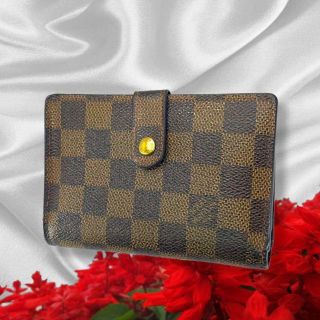 ルイヴィトン(LOUIS VUITTON)のW14 ルイヴィトン ダミエ ポルトフォイユ ヴィエノワ がま口財布(財布)