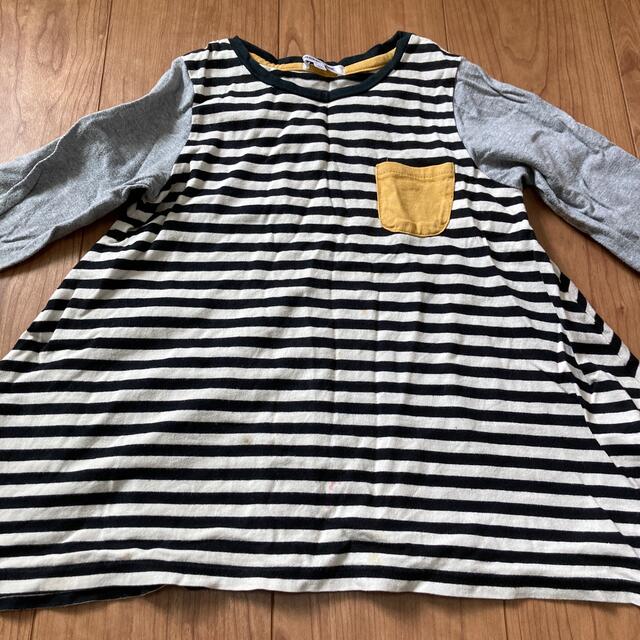 GLOBAL WORK(グローバルワーク)のGLOBAL WORK 長袖チュニック　XL キッズ/ベビー/マタニティのキッズ服女の子用(90cm~)(Tシャツ/カットソー)の商品写真