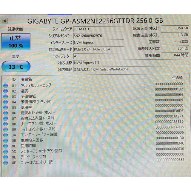 GIGABYTE M.2 NVMe SSD AORUS   スマホ/家電/カメラのPC/タブレット(PCパーツ)の商品写真