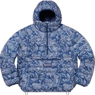 シュプリーム(Supreme)のMicro Down Half Zip Hooded Pullover Lサイズ(ダウンジャケット)