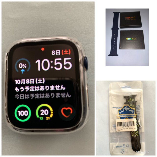 最終値下　Apple Watch 6 GPS 44mm ブルー　アルミニウム